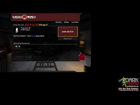 Dark Fiber Live Stream - Quake Live - https://discord.gg/v7bP7WR - Quake Champions