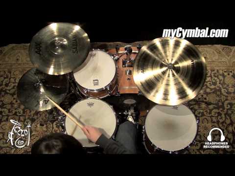 Sabian 17" AAX Dark Crash Cymbal - Brilliant (21768XB-1011315MM)