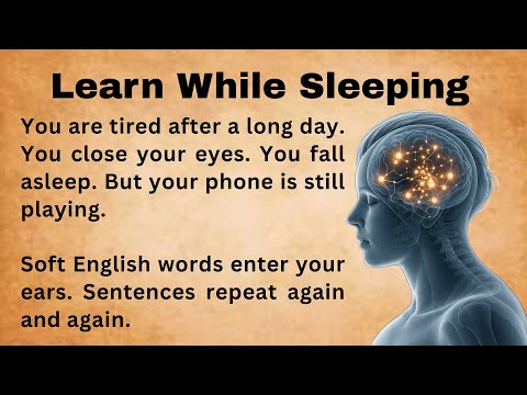 How to Learn English in Your Sleep || Improve Your English While Sleeping