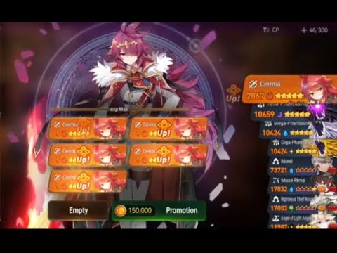 [Epic Seven] Road to third Mystic Pity... Getting SSS LionHeart Cermia!