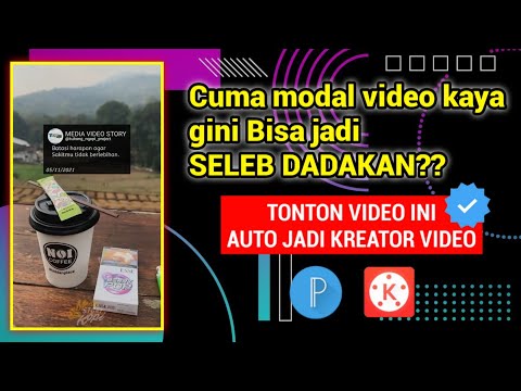 Tutorial edit video literasi IG | apk pixellab dan kin Master