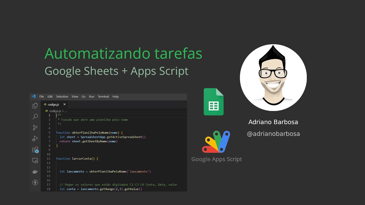 Utilizando Apps Script  + Google Sheets para automatizar tarefas em suas planilhas