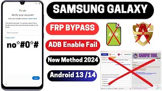 Finall New Method 2024 All Samsung Galaxy S23 UltraS21S22S20S24 FRP Bypass Android 13🔥14 Remove FRP