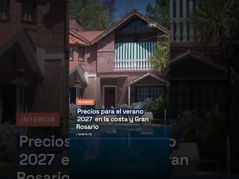 Precios para el verano 2027 en la costa y Gran Rosario