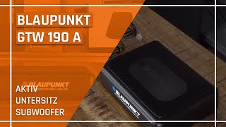 24 Volt LKW aktiver Subwoofer fürs Auto - Blaupunkt GTw190A