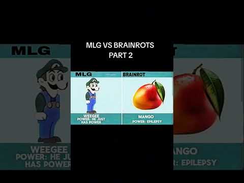 MLG vs Brianrot part2 #mlg #brainrot #roblox #gigachad #trollface #memes #meme #invincible