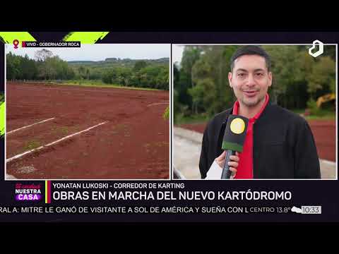 #TuCiudadNuestraCasa: Obras en marcha en el nuevo kartódromo de Gobernador Roca