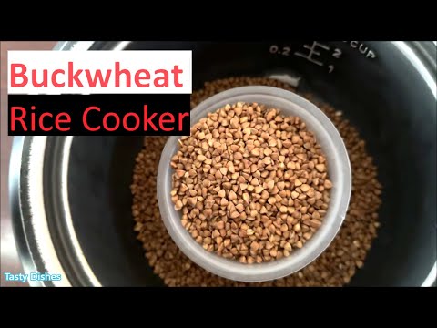 How to Cook Buckwheat Perfectly in The Rice Cooker, Healthy Gluten Free Diabetic People and Low Carb