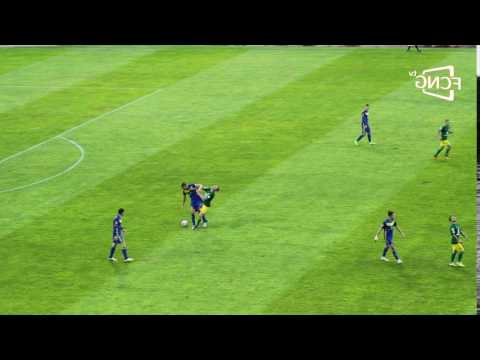 Удар по лицу, так играет БАТЭ....