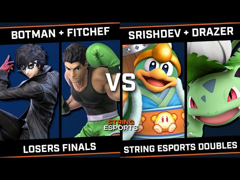 Botman/FitChef vs Srishdev/Drazer - String Esports Doubles - Losers Finals