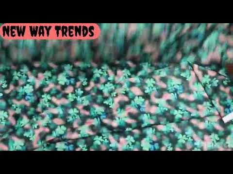 Brown Digital Printed Rayon Fabric