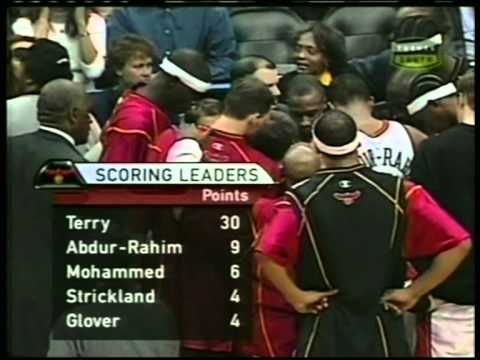 Dirk Nowitzki 40 pts, Jason Terry 46 pts, season 2002 mavs vs hawks
