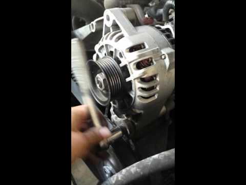 How to replace an alternator on a 1999-2004 ford mustang