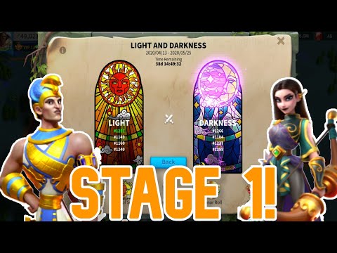 KvK #4 Light Vs Dark! Stage 1! - Rise Of Kingdoms