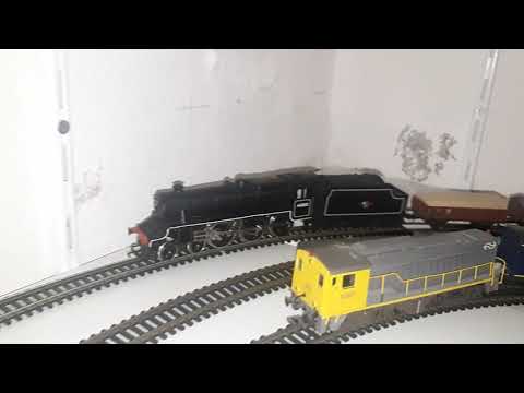 Running sesion running hornby lms black 5 #44808 And piko ns2200 #2384