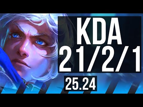 EZREAL vs AKALI (MID) | Good KDA: 21/2/1 | EUW Master | 25.24