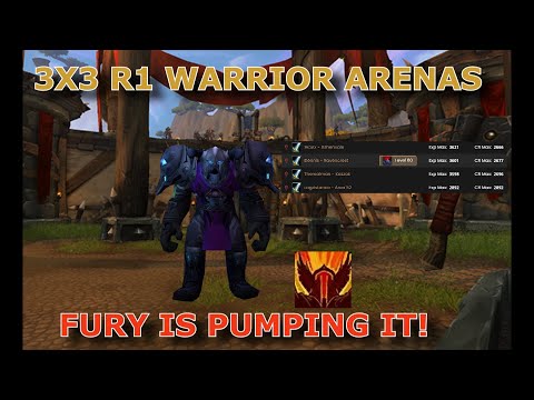 R1 FURY WARRIOR ARENA - 3X3 2900 ARENAS (9.2 PATCH)