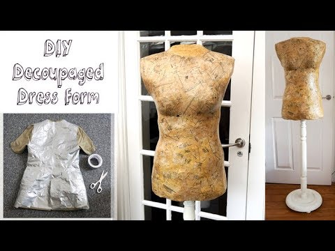 DIY Custom Dress Form  Make Your Own Decoupaged Dressmaking Aid : 11 Steps  (with Pictures) - Instructables