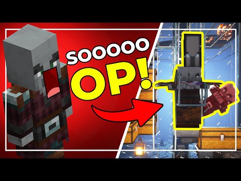 ITS SOO OVERPOWERED! || How to build pillager outpost Farm Minecraft survival