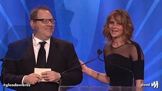 Hollywood loves Harvey Weinstein - montage of Matt Damon, Jennifer Lawrence, Meryl Streep etc