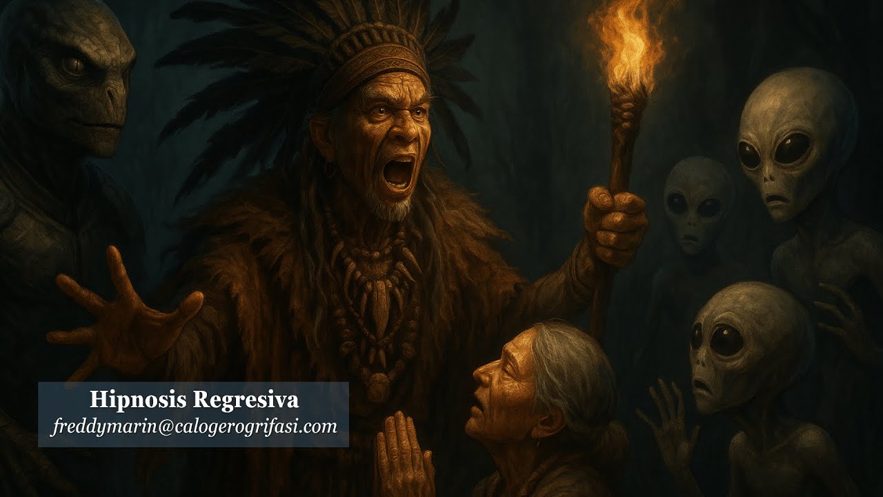 911-ES  Victor, el poder del chaman enfrentamiento reptilianos y grises - Freddy Marin Hipnosis