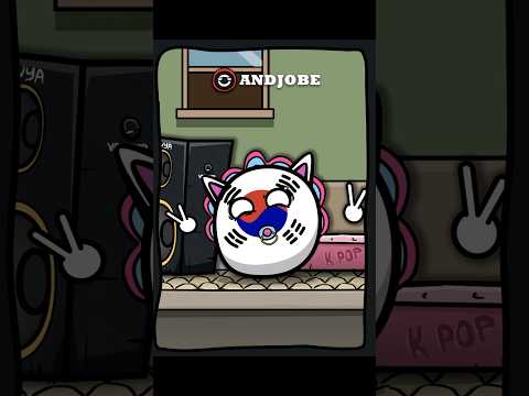 Zombies in Asia: Babyballs Apocalypse 4 ( kpop dancing south Korea ) #countryballs