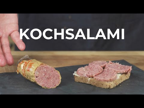 Making your own cooked salami - a particularly delicious change