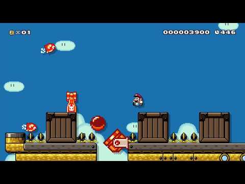 Reznor's Fortress and Air Force by Mathelete - Super Mario Maker 2 - No Commentary 1ca