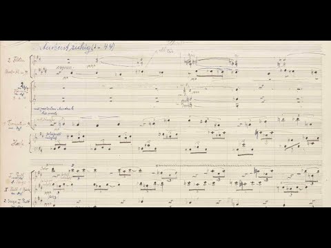 Webern: Five Pieces for Orchestra, Op. 10 (w. Manuscript Score)