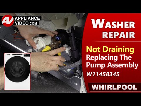 Washer - Drain Pump not working or Pumping water - Diagnostic & Repair by Factory Technician