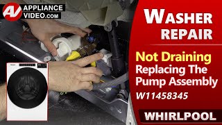 Washer — Drain Pump Not Working or Pumping Water — Diagnostic & Repair by Factory Technician