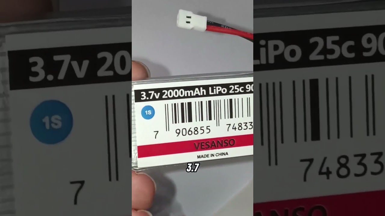Bateria Original Para Drone 3.7v 2000mah Recarregável 25c Conector