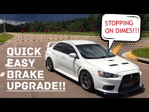 Evo X Rotors and Pads Install STEP BY STEP