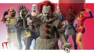 Pennywise Voice Prank HORRIFIES Fortnite Players! | "IT" Trolling