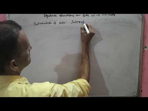 Class 9 Advanced Maths Chapter 2: Algebraic Operations on Sets