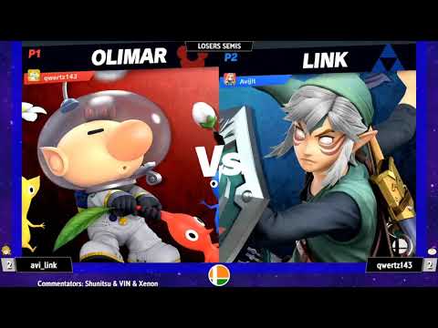 qwertz143 (Olimar) vs avi_link (Mario/Link) - SSB India January 2021