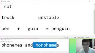 Phonemes and Morphemes: the basics