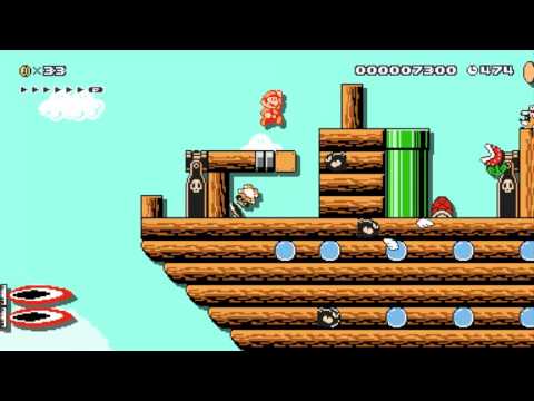 Super Mario Maker - Kamek's Armada 60fps