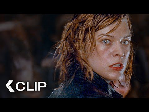 Fighting Through Hell Inside The Hive - RESIDENT EVIL Clip (2002) Milla Jovovich
