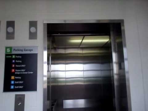 Brand New OTIS Gen2 Traction Elevator @ South Shore Hospital Parking Deck, Weymouth MA.AVI