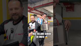 Me caí de la moto haciendo un helado 🍦😱