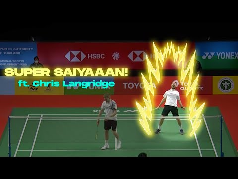 When Chris Langridge turned to Super Saiyaan Mode on court | Powerful Badminton Game | God of Sports