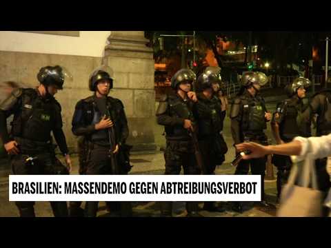 Brasilien: Massendemo gegen Abtreibungsverbot