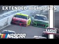 Playoff trouble for multiple drivers at Kansas | NASCAR Cup series Extended Highlights