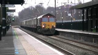 preview picture of video 'Rother-Don Rambler Railtour at Selly Oak and Stechford, 66070, 31190/31601.  29/01/11.'