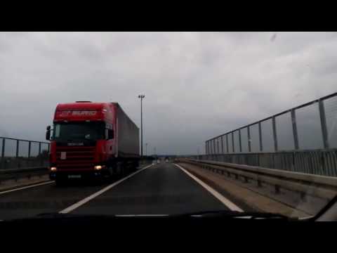 Croatian highway:Exit for Varaždin