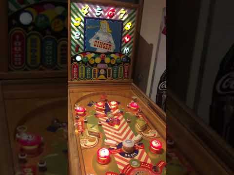Williams 1947 Ginger Woodrail pinball machine