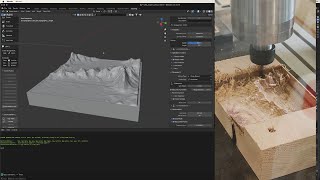 Using Blender to make G-code for CNC Milling