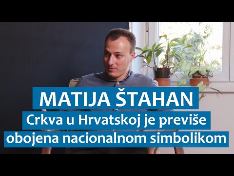 Matija Štahan: Crkva u Hrvatskoj je previše obojena nacionalnom simbolikom