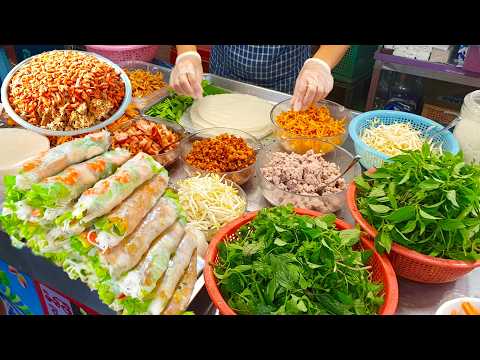 Only $0.125?! Must-Try Cambodian Street Foods + Noodle Roll Magic! 🇰🇭🔥